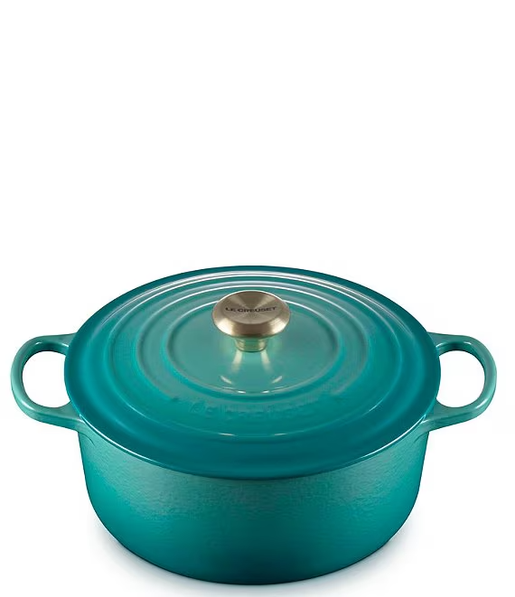 Signature Deep Round Oven 6.5 Qt Bleu Riviera