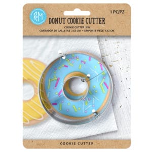 Donut Cookie Cutter 3" Carded