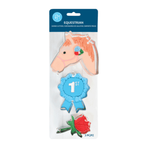 Equestrian 3 Pc Cookie Cutter Set