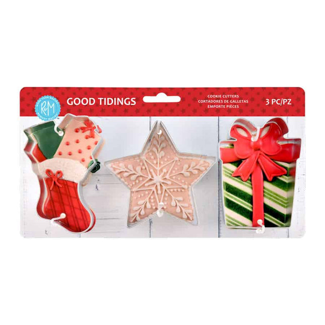 Good Tidings 3 Pc Cookie Cutter Set