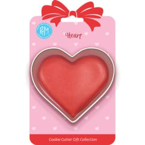 Heart Cookie Cutter 3.25" Carded