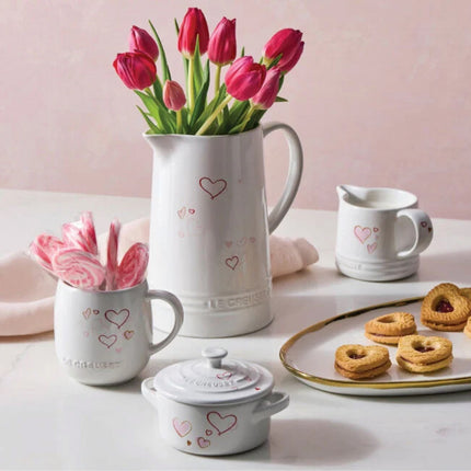 Heritage Mug 13 oz Mon Coeur Hearts White