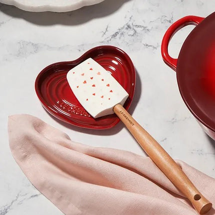 Spatula Mon Coeur White w/ Hearts