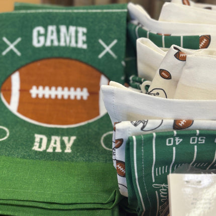 Printed Dishtowel Game Day