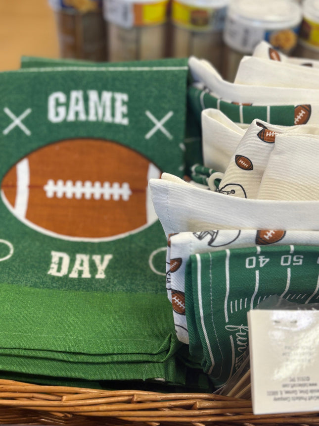 Printed Dishtowel Game Day