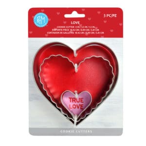 Love 3 Pc Cookie Cutter Nested Set