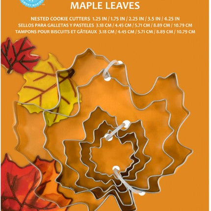 Maple Leaf 5 Pc Cookie Cutter Set