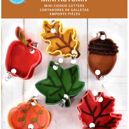 Mini Leaf 6 Pc Cookie Cutter Set