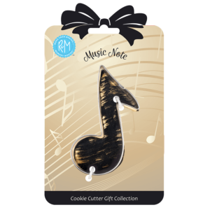 Music Note Cookie Cutter 3.5" Carded