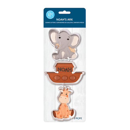 Noah's Ark 3 Pc Cookie Cutter Set