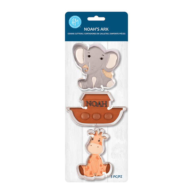 Noah's Ark 3 Pc Cookie Cutter Set