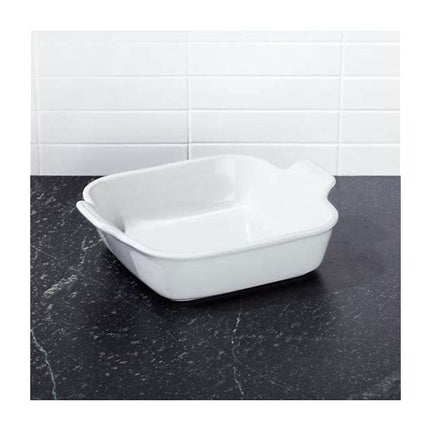 Heritage Square Baking Dish 3Qt White