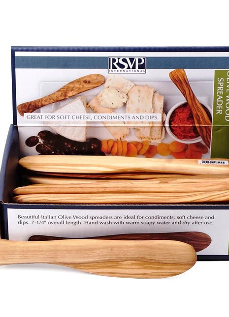 Olive Wood Spreader Single