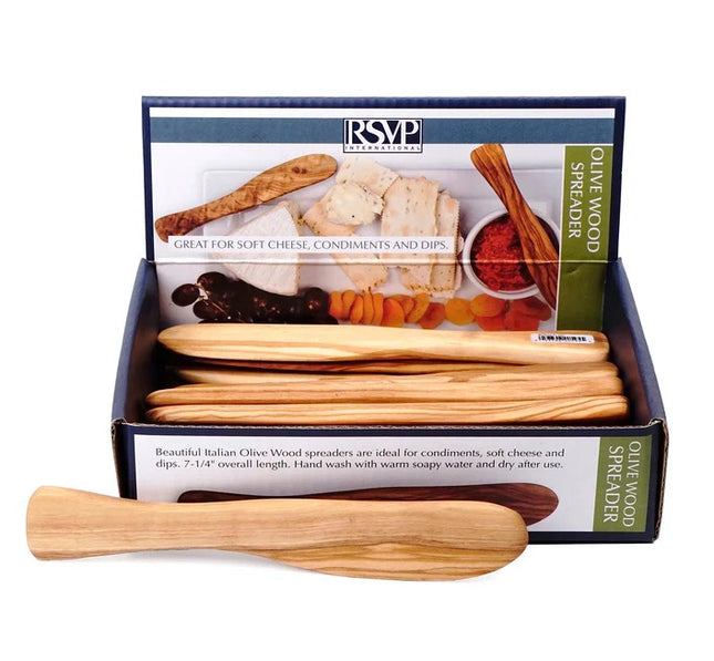 Olive Wood Spreader Single