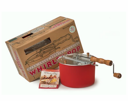 Whirley-Pop Popcorn Maker Barn Red Metal Gear