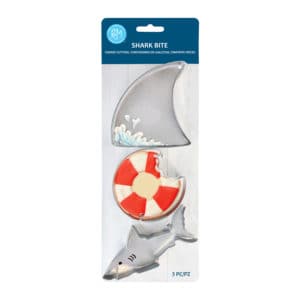 Shark Bite 3 Pc Cookie Cutter Set