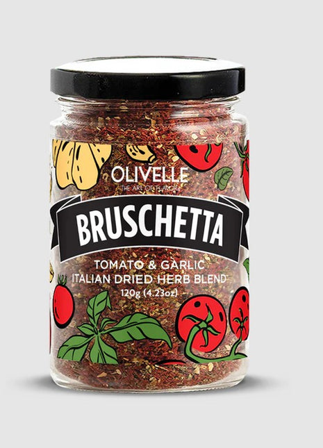 Signature Dried Herb Blend Bruschetta