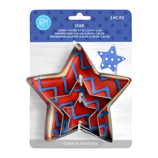 Star Cutters 3 Pc Cookie Cutter Nested Set
