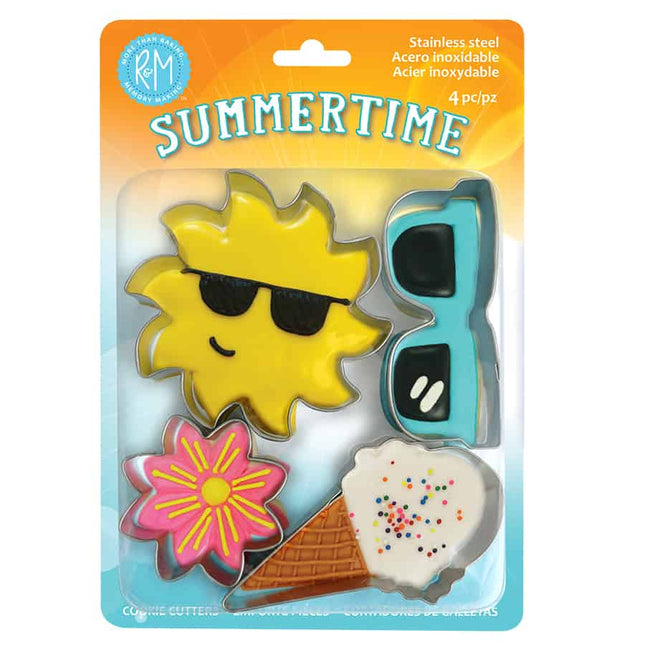 Summertime Cookie Cutter Set (4pc S/S Carded)