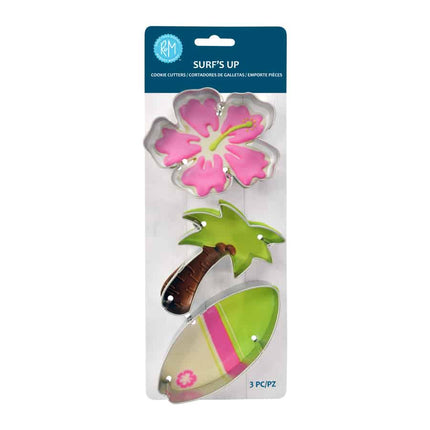 Surf's Up 3 Pc Cookie Cutter Set