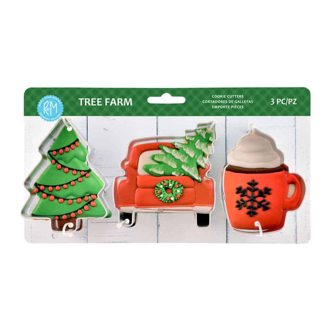 Tree Farm 3 Pc Cookie Cutter Set