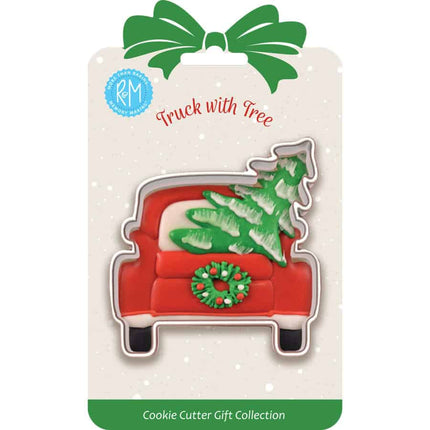Truck w/ Tree Cookie Cutter 3.25" Carded