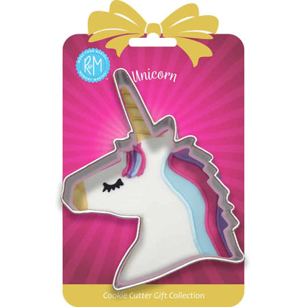 Unicorn Cookie Cutter 4.25" Carded