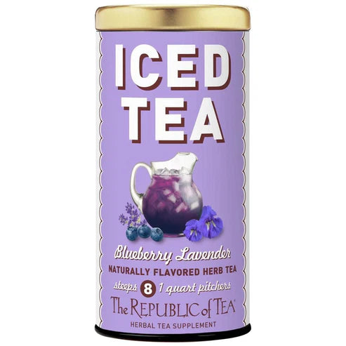 Republic of Tea Blueberry Lavender Daily Beauty Iced Tea Pouches