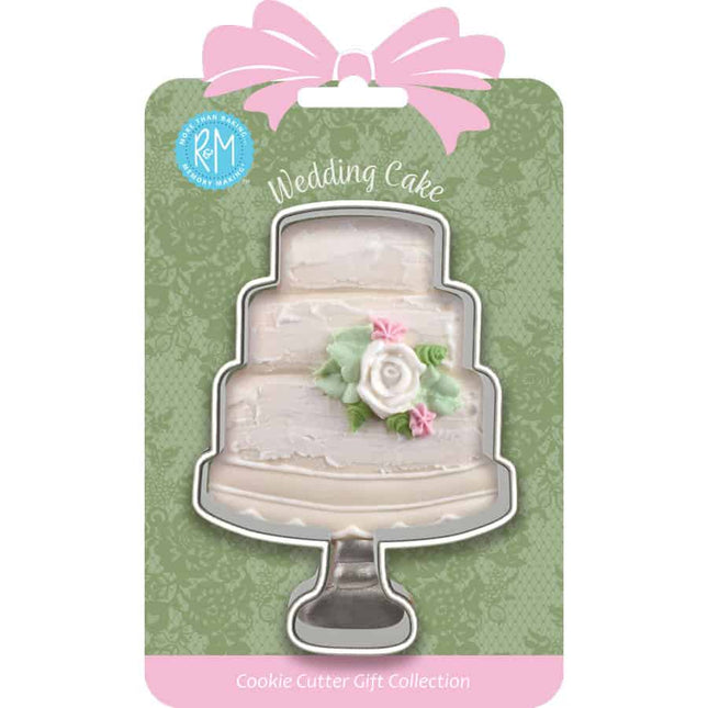 Wedding Cake Cookie Cutter 4" Carded