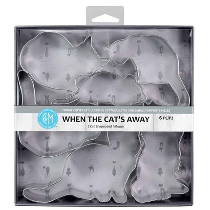 When the Cats Away 6 Pc Cookie Cutter Set