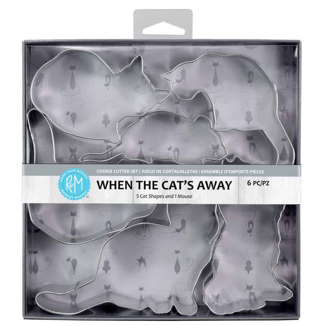 When the Cats Away 6 Pc Cookie Cutter Set