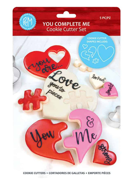 You Complete Me 5 Pc Cookie Cutter Set