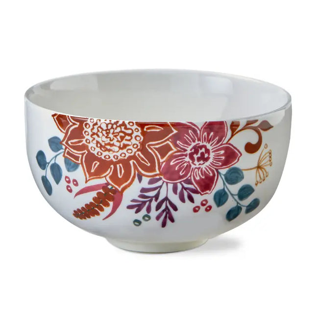 Autumn Bloom Snack Bowl Stoneware