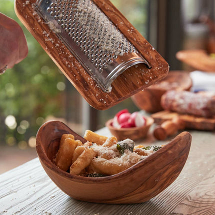 Italian Olivewood Flat Cheese Grater