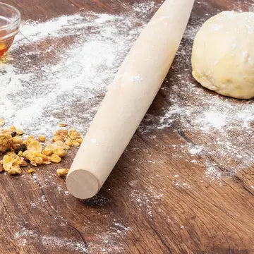 Fox Run Rubber Wood Tapered Rolling Pin, 20"