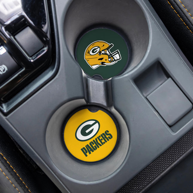 Green Bay Packers Car Coaster Set