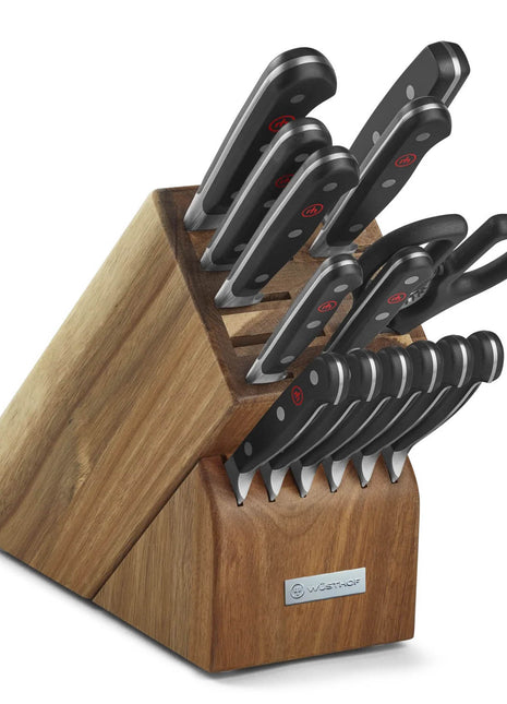Wusthof Classic 15 Piece Block Set Acacia