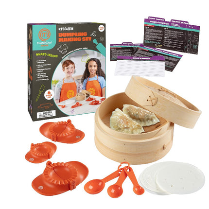 Master Chef Dumpling Press And Steamer Basket Set