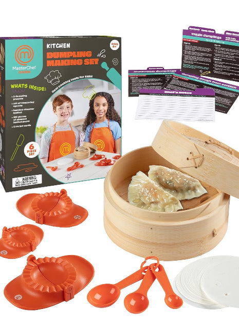 Master Chef Dumpling Press And Steamer Basket Set