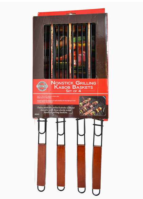 NS Grilling Kabob Baskets Set Of 4