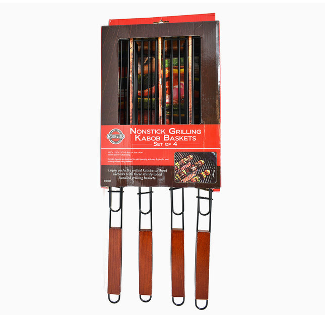 NS Grilling Kabob Baskets Set Of 4