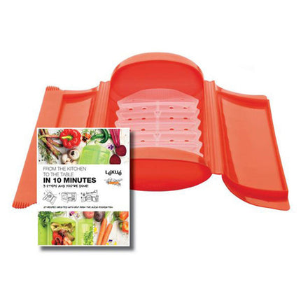 Steam Case w/ Tray Red DC