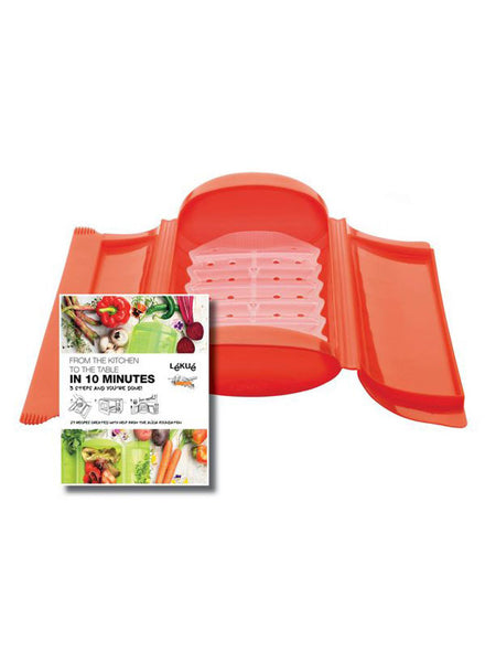 Steam Case w/ Tray Red DC