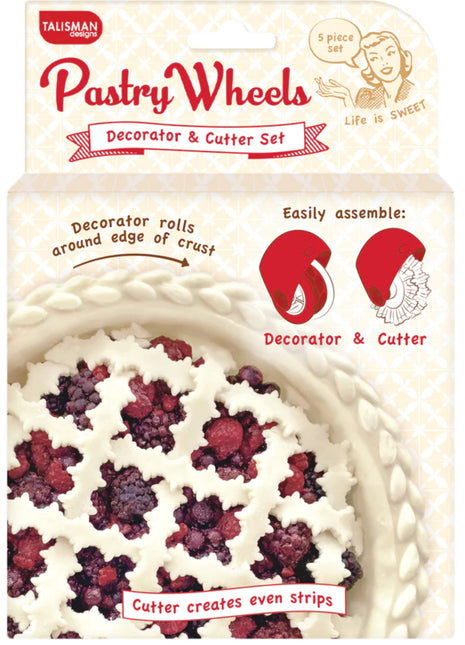Pastry Wheels Decorator and Cutter Set