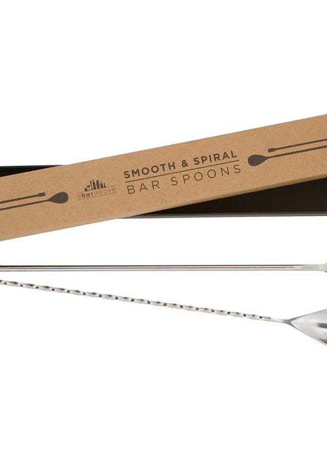 Bar Spoons 2pk Combo Handle SS
