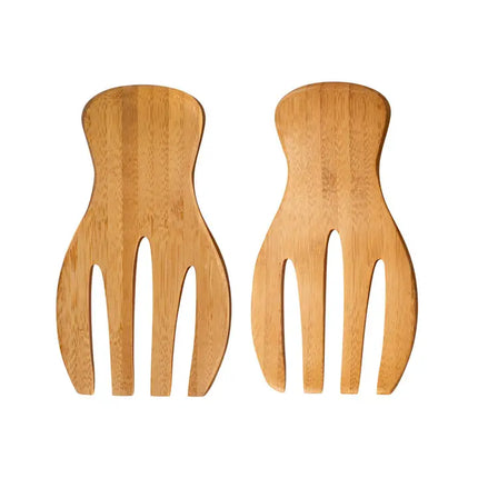 Catcora Bamboo Salad Hands, Natural Bamboo
