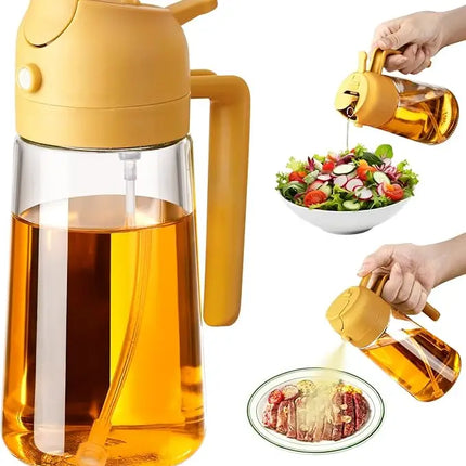 2 in 1 Oil Sprayer/Dispenser 16 oz. Glass