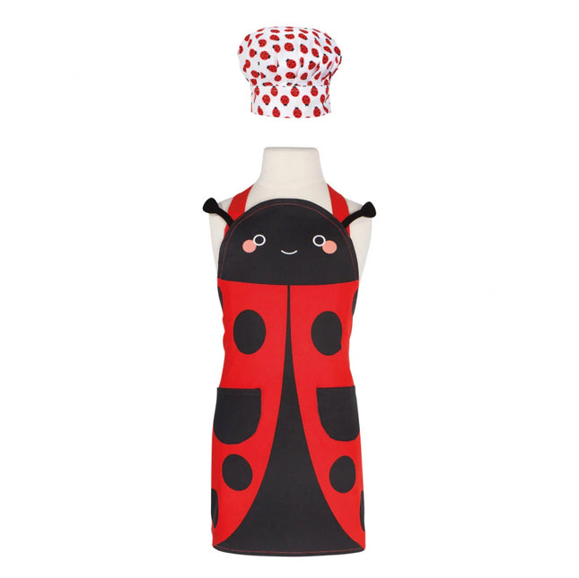 Jubilee Kids Daydream Apron And Hat Set Ladybug