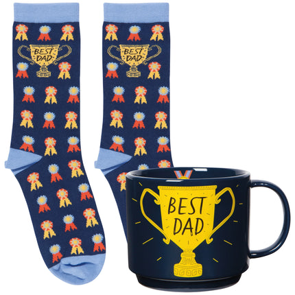 Best Dad Sip And Sox Set