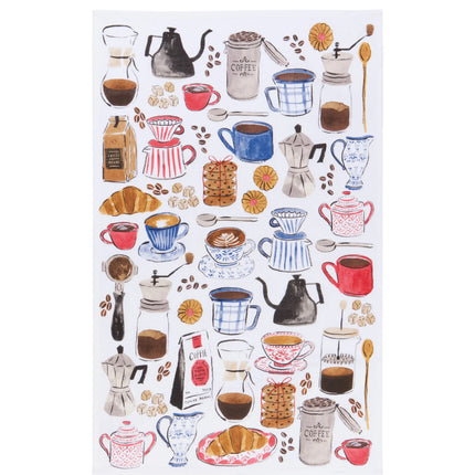 Printed Dishtowel Coffee Break